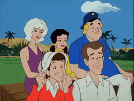 the new adventures of gilligan cheering GIF by Warner Archive