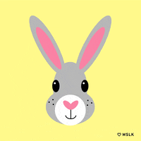 Easter Bunny GIF by MSLK Design