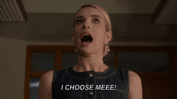 I Choose Me Emma Roberts GIF by ScreamQueens