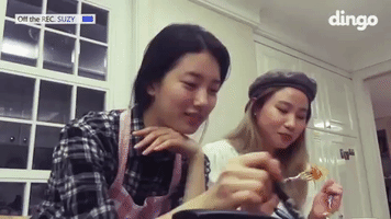 miss a eating GIF