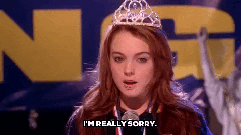 sorry mean girls GIF