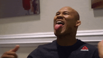 ufc 208 tongue out GIF