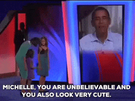 barack and michelle speech GIF by Obama
