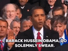 i barack hussein obama do solemnly swear GIF by Obama