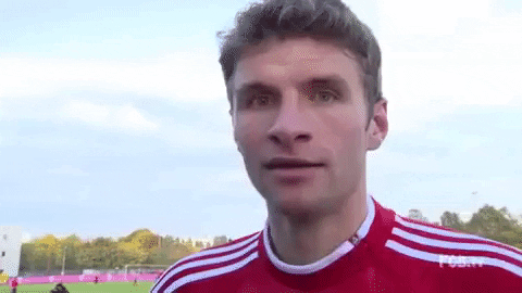 Thomas Muller Soccer GIF by FC Bayern Munich - Find & Share on GIPHY