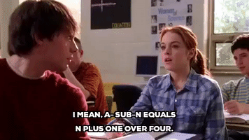 i mean a sub n equals n plus one over four GIF