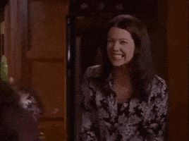 Excited Season 2 GIF by Gilmore Girls