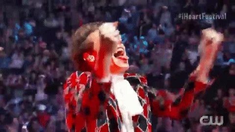 excited harry styles GIF
