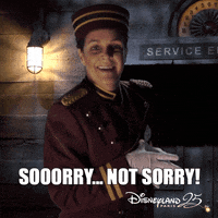 Sorry Hollywood Tower GIF by Disneyland Paris