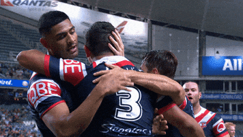 head-pat love GIF by Sydney Roosters Football Club
