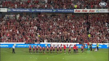 wswanderersfc reaction football celebration western sydney wanderers GIF