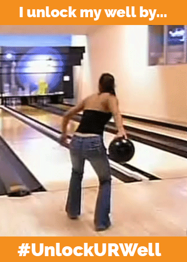 unlockurwell mental health bowl strike bowling GIF