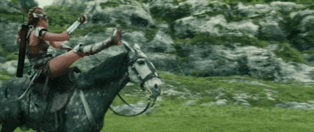 Wonder Woman Arrow GIF