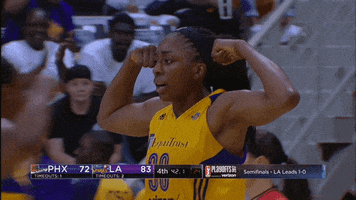 Flexing Lets Go GIF by WNBA