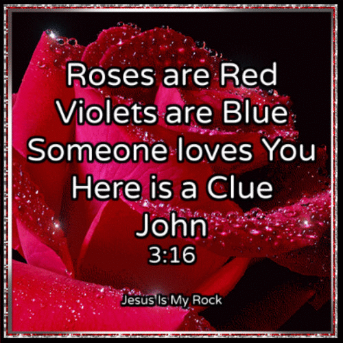 jesusismyrock roses are red GIF