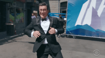 Stephen Colbert Hello GIF by Emmys