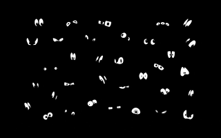 blinking in the dark GIF by Yoni