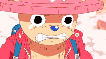 one piece crying GIF