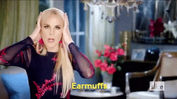 Real Housewives Earmuffs GIF by Slice