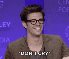 the flash holding back tears GIF by The Paley Center for Media