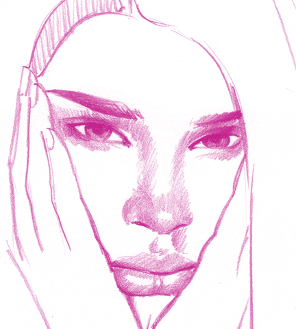  drawing portrait sketch GIF