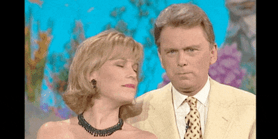 Pat Sajak Tongue GIF by Wheel of Fortune