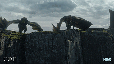 Game of Thrones game of thrones hbo dragon dragons GIF