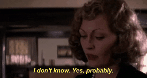 Confused Faye Dunaway GIF - Find & Share on GIPHY