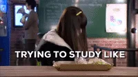 studying dream high GIF
