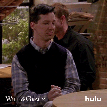 booing will and grace GIF by HULU