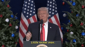 donald trump little rocket man GIF by Saturday Night Live