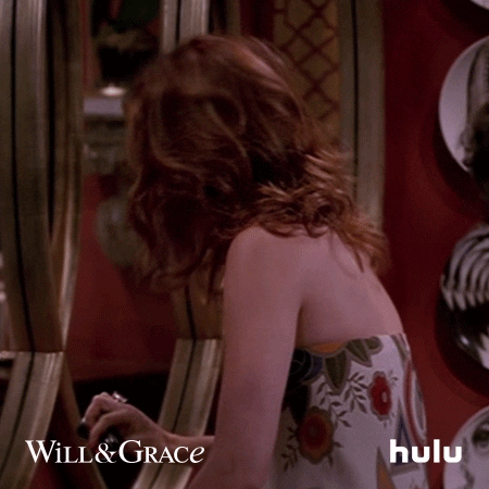 will and grace laughing GIF by HULU