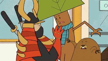 samurai lol GIF by Cartoon Hangover