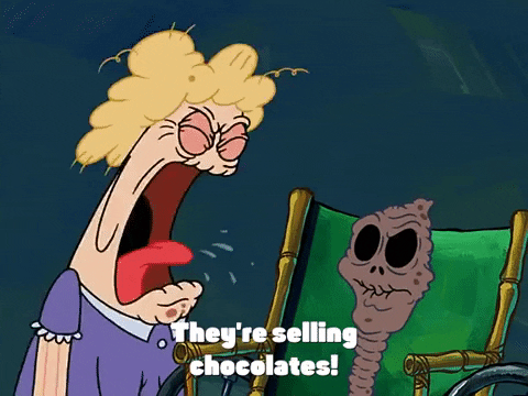chocolate spongebob guy gif