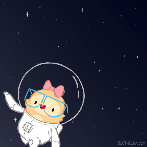 Floating Outer Space Gif By Slothilda Find Share On Giphy
