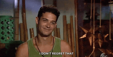I Dont Regret That Season 3 GIF by Bachelor in Paradise