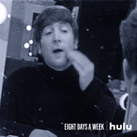 getting ready the beatles GIF by HULU