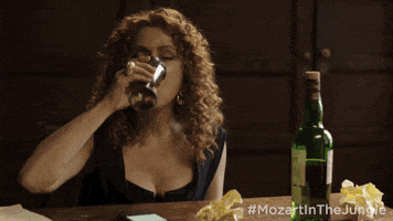 Season 3 Drinking GIF by Mozart In The Jungle