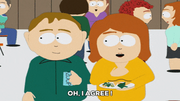 happy coordination GIF by South Park 