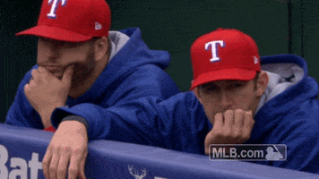Bored Texas Rangers GIF by MLB