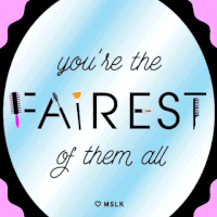 you're the fairest of them all snow white GIF by MSLK Design