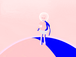 Pink Cartoon GIF by nomalles
