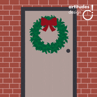 christmas door GIF by Artitudes Design