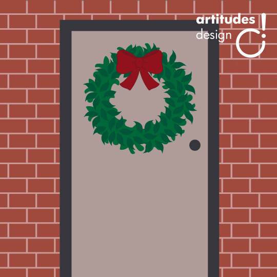 Christmas Door GIF by Artitudes Design Find & Share on GIPHY