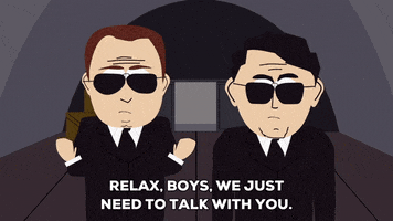 sunglasses talking GIF by South Park 