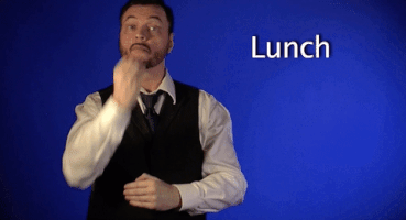 sign language lunch GIF by Sign with Robert