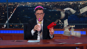 excited stephen colbert GIF by The Late Show With Stephen Colbert
