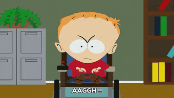 angry timmy burch GIF by South Park 