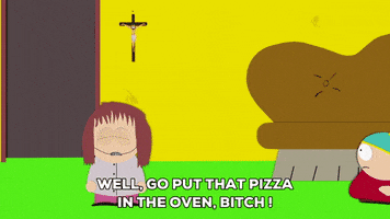 eric cartman pizza GIF by South Park 