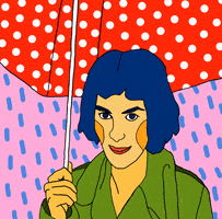 Raining Amelie Poulain GIF by Sandra Suárez 